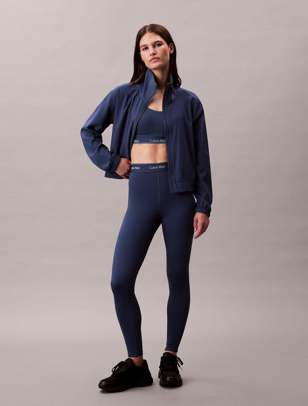 Modern Sport High Rise 7/8 Leggings, Dark Denim, hi-res