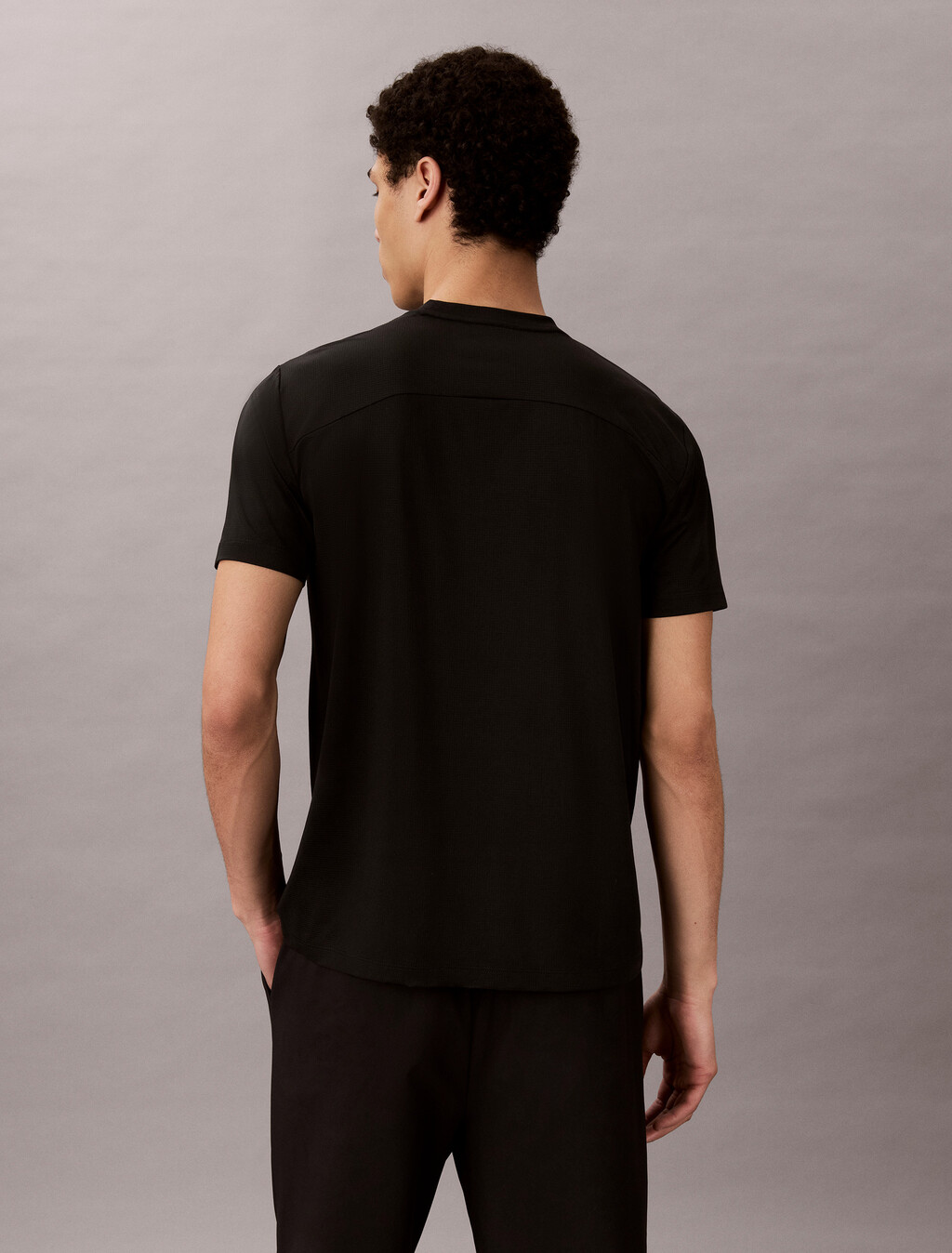 Icon Sport Mesh Short Sleeve Tee, Black, hi-res