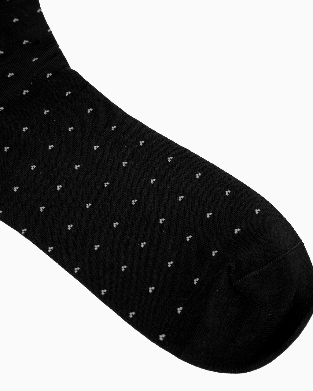 Women's 1 Pack Back Pin Dot Socks, BLACK, hi-res