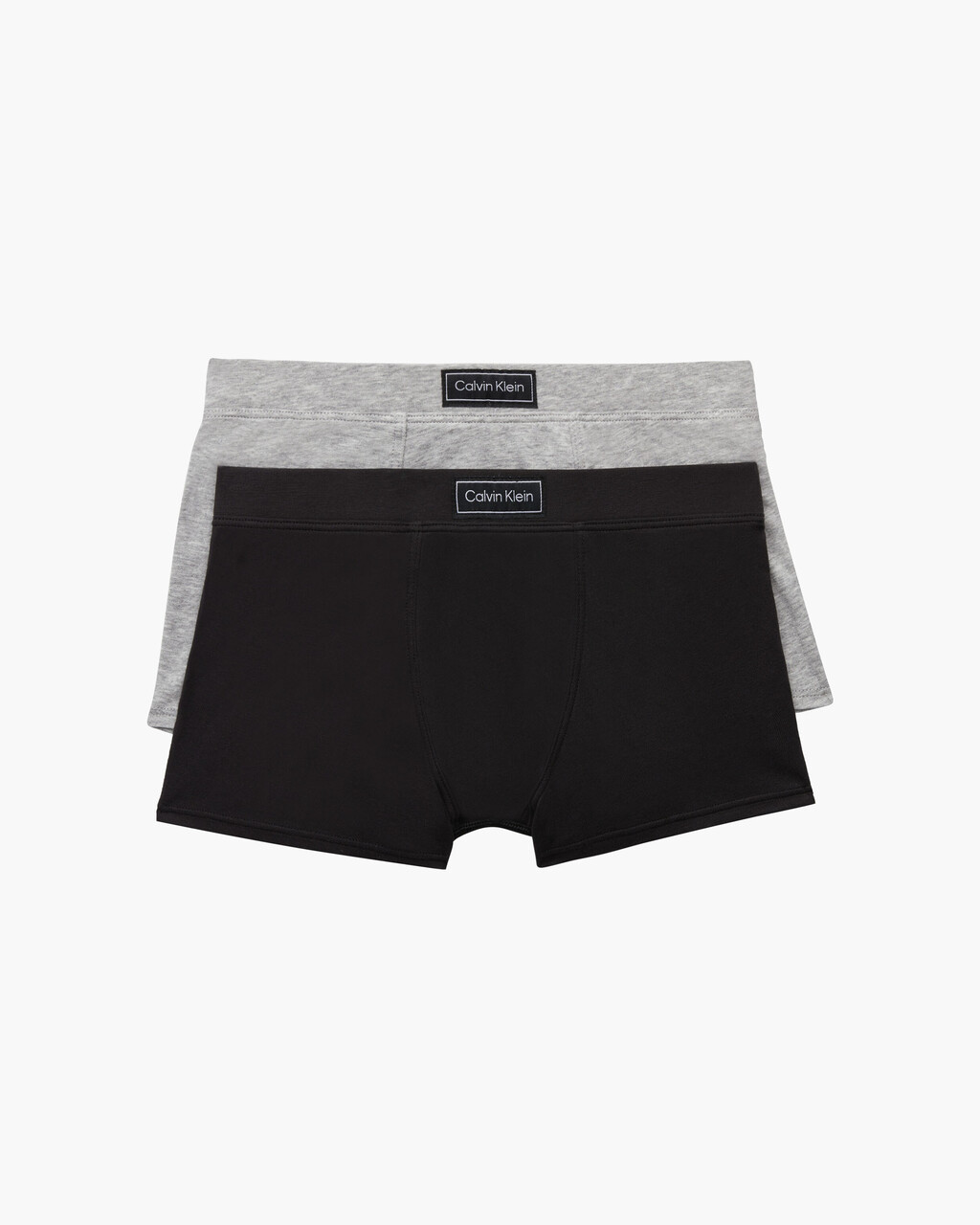 Boys 2 Pack Modern Cotton Trunks, Pvhblack/Greyheather, hi-res