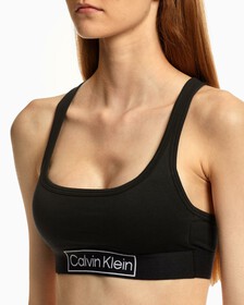 REIMAGINED HERITAGE BRALETTE, Black, hi-res