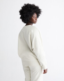 STANDARDS FLEECE CREWNECK SWEATSHIRT, BONE WHITE-101Y, hi-res