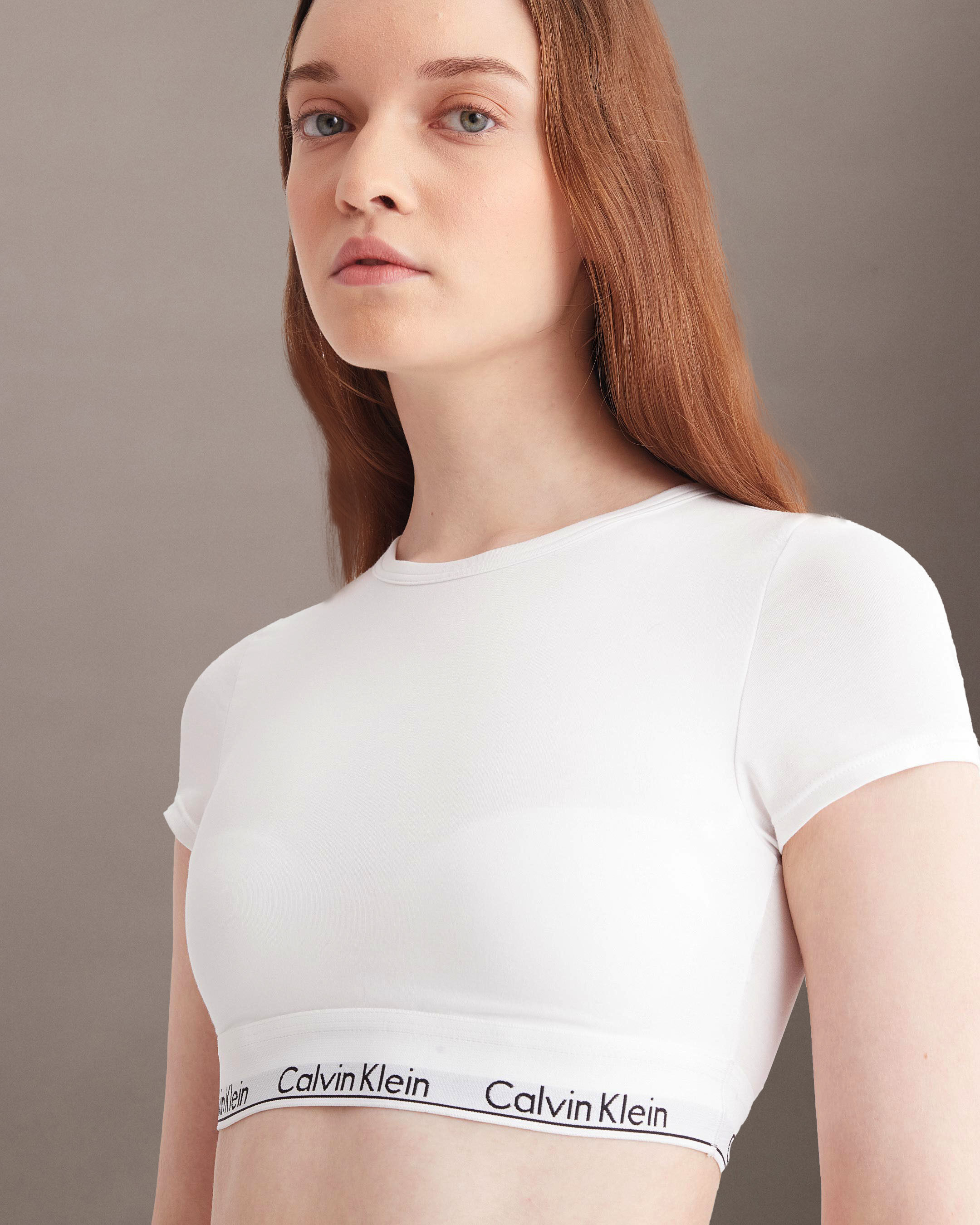 Calvin klein deals crop bra