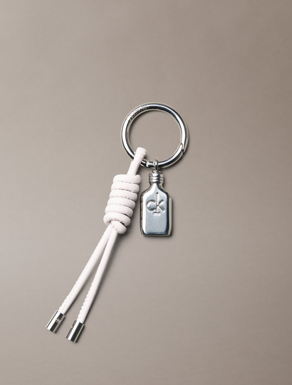 Mini CK One Key Fob Bag Charm, Gray Lilac, hi-res