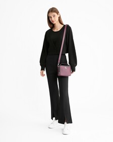 Minimal Monogram Camera Bag, AMARANTH, hi-res