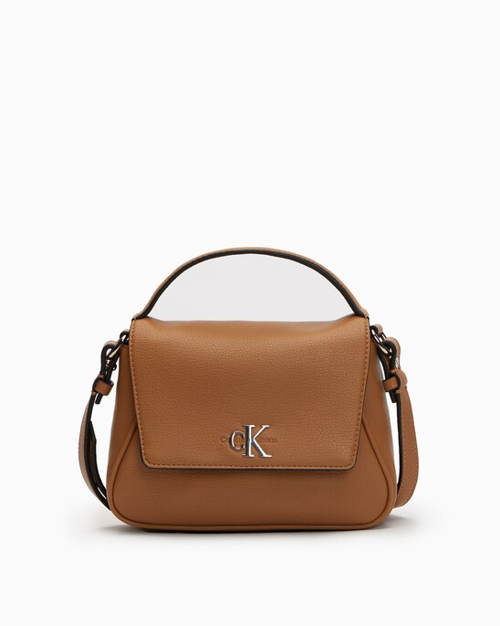 MINIMAL MONOGRAM FLAP CROSSBODY BAG