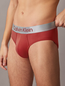 Brushed Micro Jersey Hipster Brief, Red Stamp, hi-res