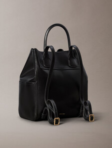 CK DRWSTRNG BCKPCKBLCK / ANTQ LGH, BLACK / ANTIQUE LIGHT GOLD, hi-res