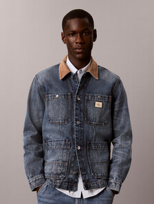 Utility Denim Jacket, SHORT LINE, hi-res