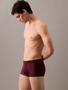 CK Black Low Rise Trunks, Purple Glo, hi-res