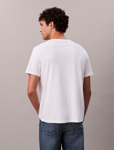 Monogram Patch Classic Tee, Bright White, hi-res