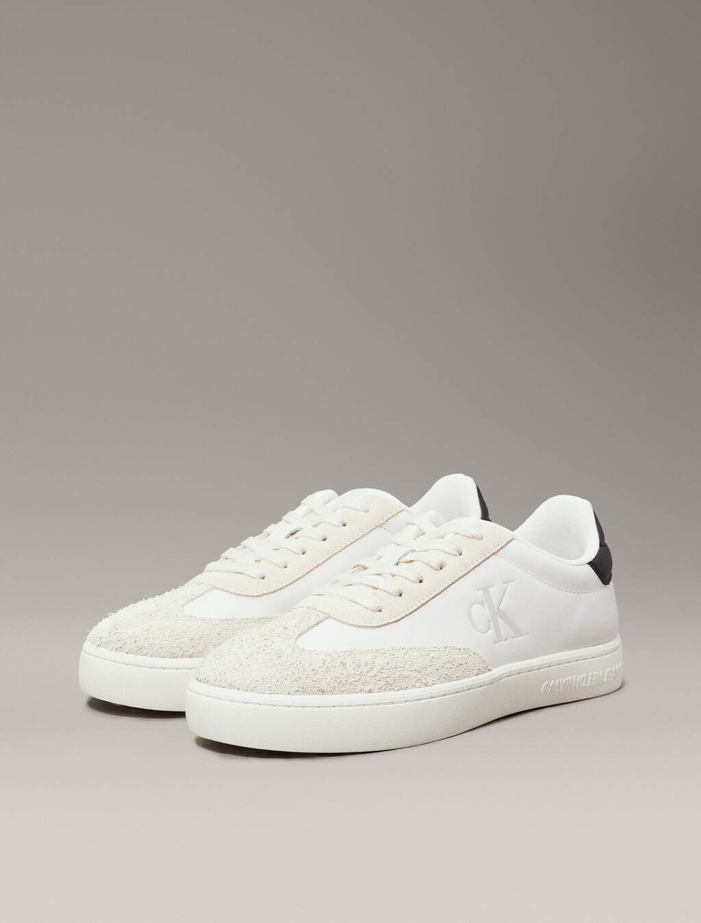 Classic Cupsole Sneakers, B White/Creamy White/Ck Black, hi-res