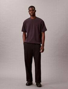 Cotton Pique Bungee Cord Tee, Evening Sunset, hi-res