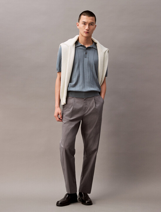 Tech Soft Touch Pleated Pants