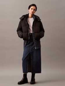 Classic Puffer Jacket, Black Beauty, hi-res