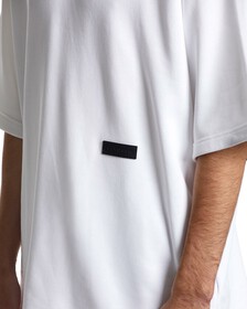 UNISEX COLOR BLOCK CREW NECK SWEATSHIRT, Bright White, hi-res