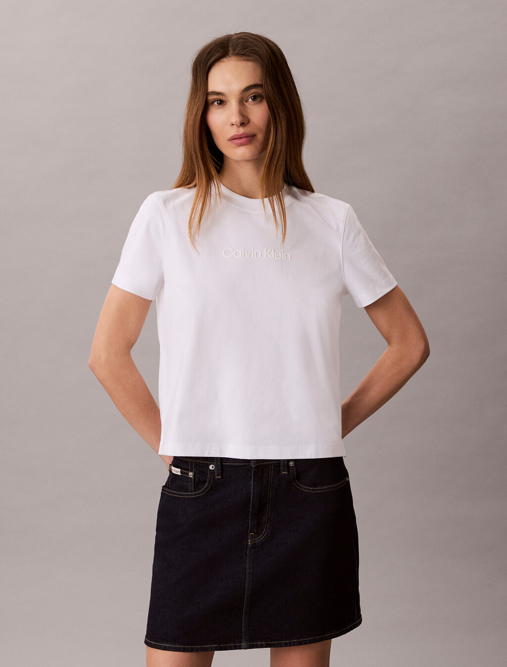 Cooling Jersey Crew Tee, Bright White, hi-res