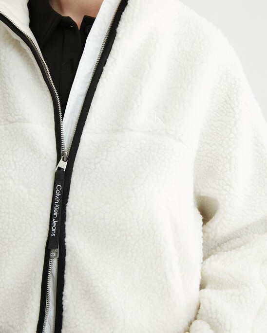 Cropped Sherpa Jacket