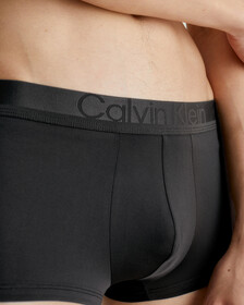 CK Black Low Rise Trunks, Black, hi-res