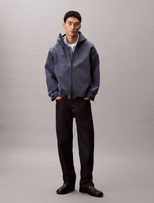 Lunar New Year Hooded Shell Jacket, Navy Fleet, hi-res