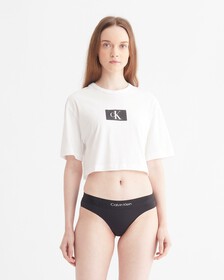 CALVIN KLEIN 1996 CREW NECK SLEEP TEE, White, hi-res