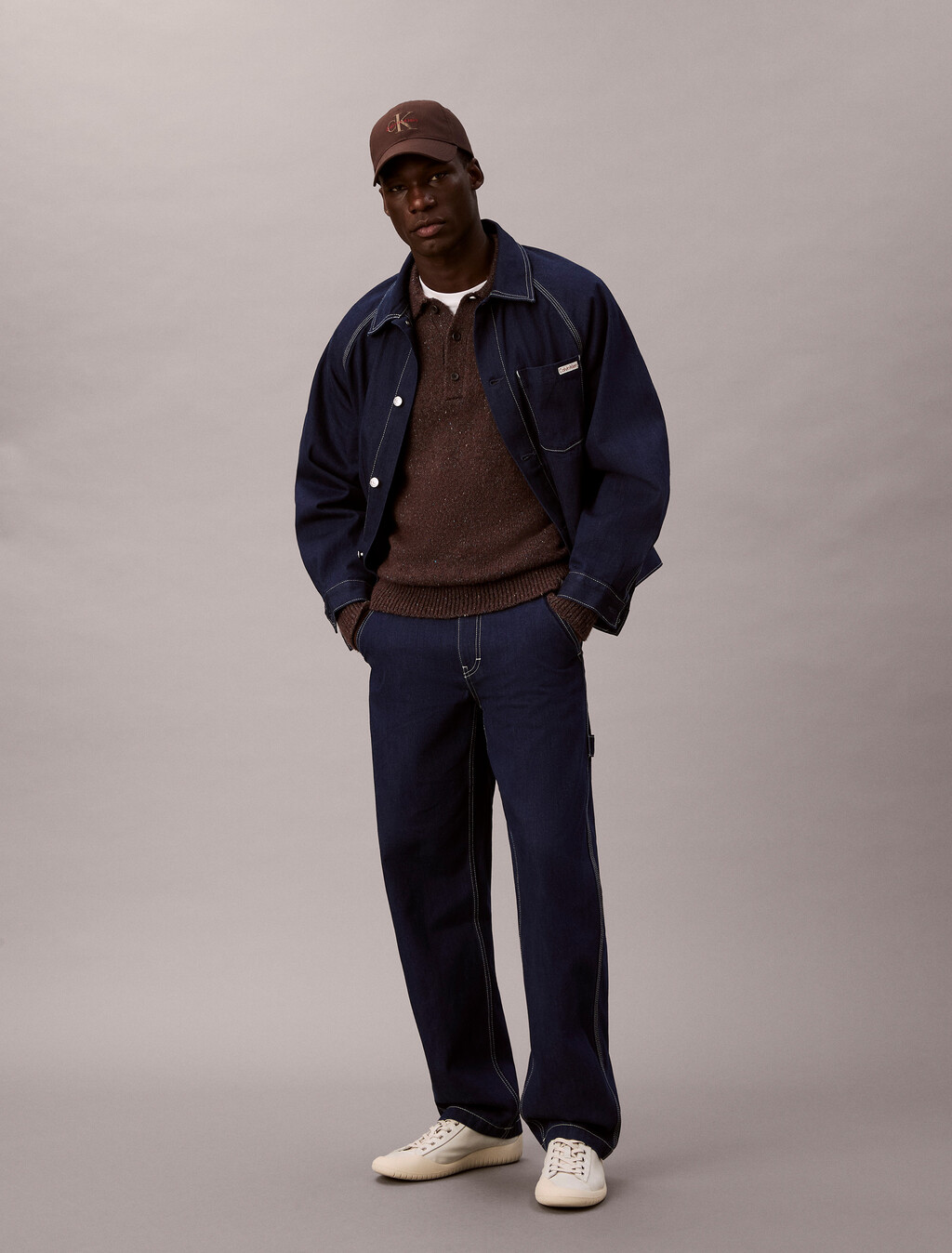 Denim Darted Carpenter Jeans, SHURIKEN RINSE, hi-res