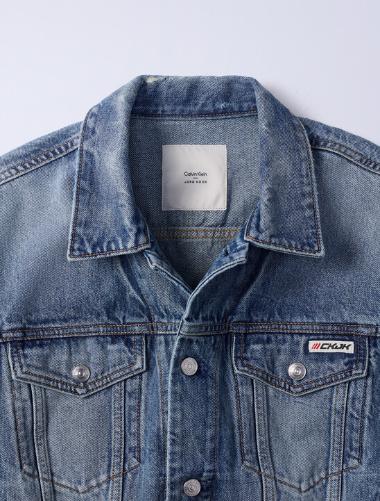 Jung Kook for Calvin Klein 90s Denim Trucker Jacket