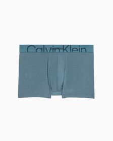 Embossed Icon Cotton Trunks, Blue Lake, hi-res