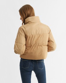 RECONSIDERED COLOR BLOCK PUFFER JACKET, Timeless Camel, hi-res