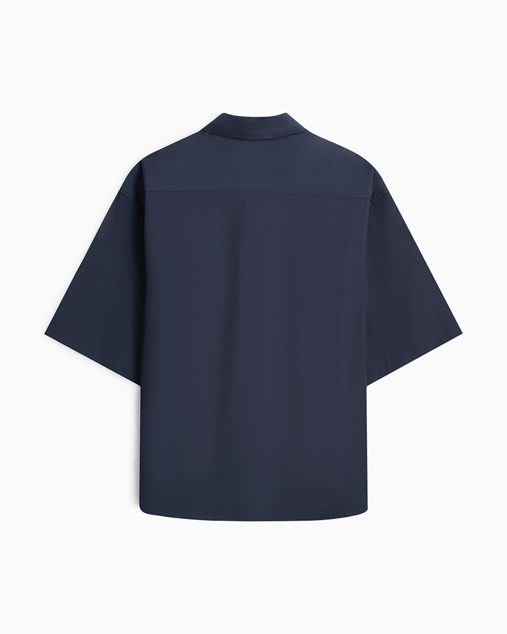 Standards Short Sleeve Oversized Button-Down Shirt, Ink, hi-res