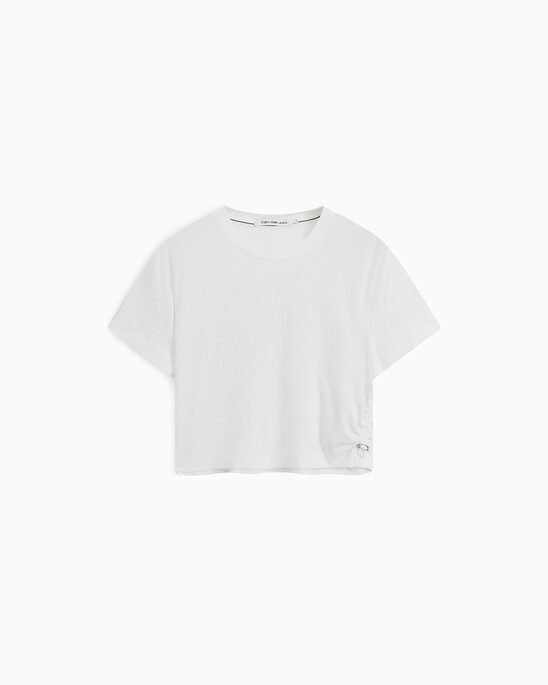 Side Gather Monogram Tee
