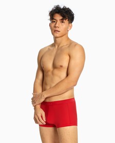 CK BLACK PIECED JACQUARD LOW RISE TRUNK, Berry Sangria, hi-res