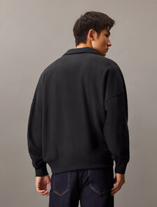 Relaxed Rugby Shirt, Ck Black, hi-res