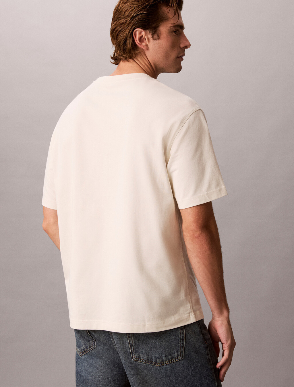 Relaxed Logo Appliqu&eacute; T-shirt, Tofu, hi-res