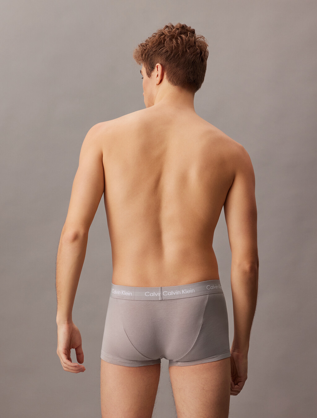 Cotton Stretch Low Rise Trunk 5 Pack, Black/Charcoal Heather/Syrah/White/Sand Trap, hi-res