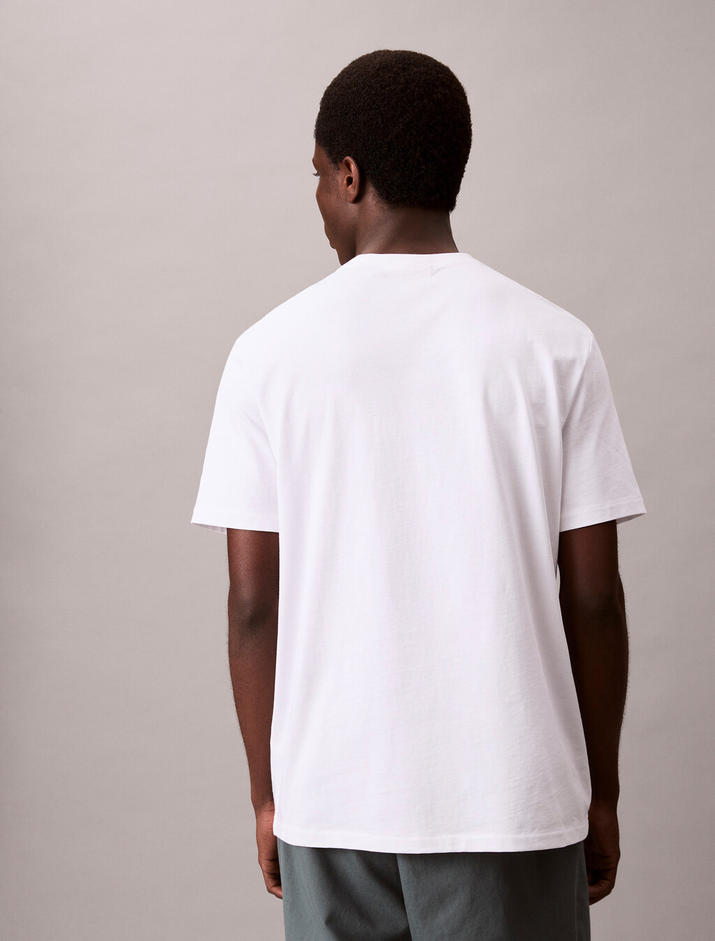 Embroidered Monogram Logo Relaxed T-Shirt, Bright White, hi-res