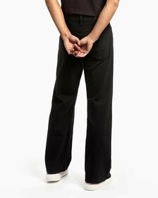 90S LOOSE BLACK ARCHIVAL JEANS, Washed Black, hi-res