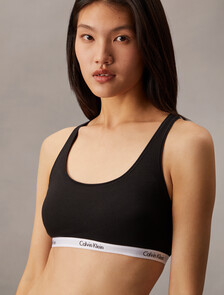 Carousel Lightly Lined Bralette, Black, hi-res