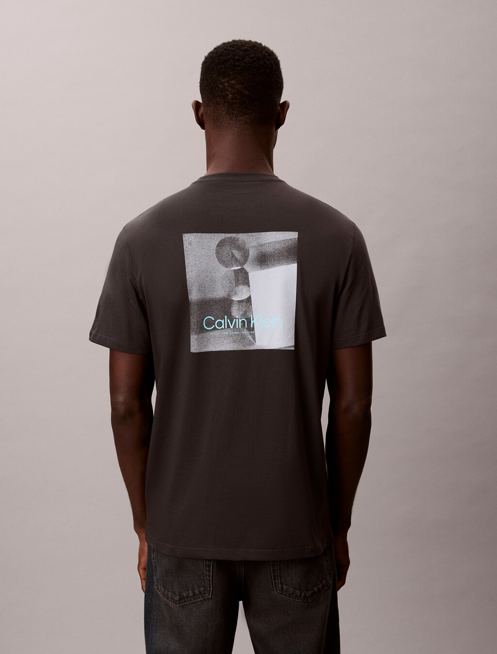 Geo Graphic Print Tee, Pirate Black, hi-res