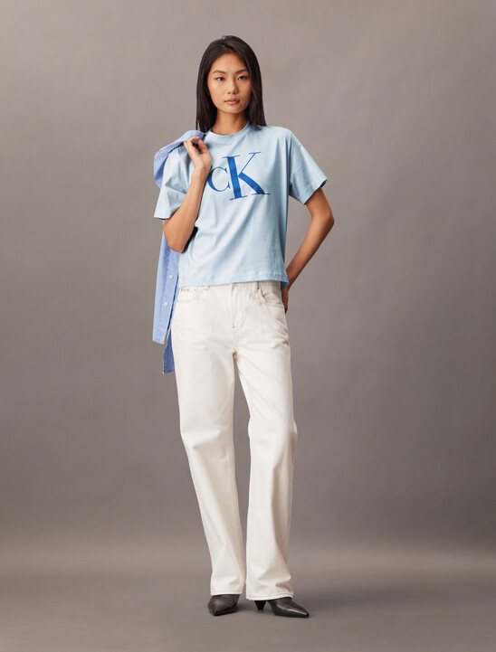 CK Logo Boxy Tee