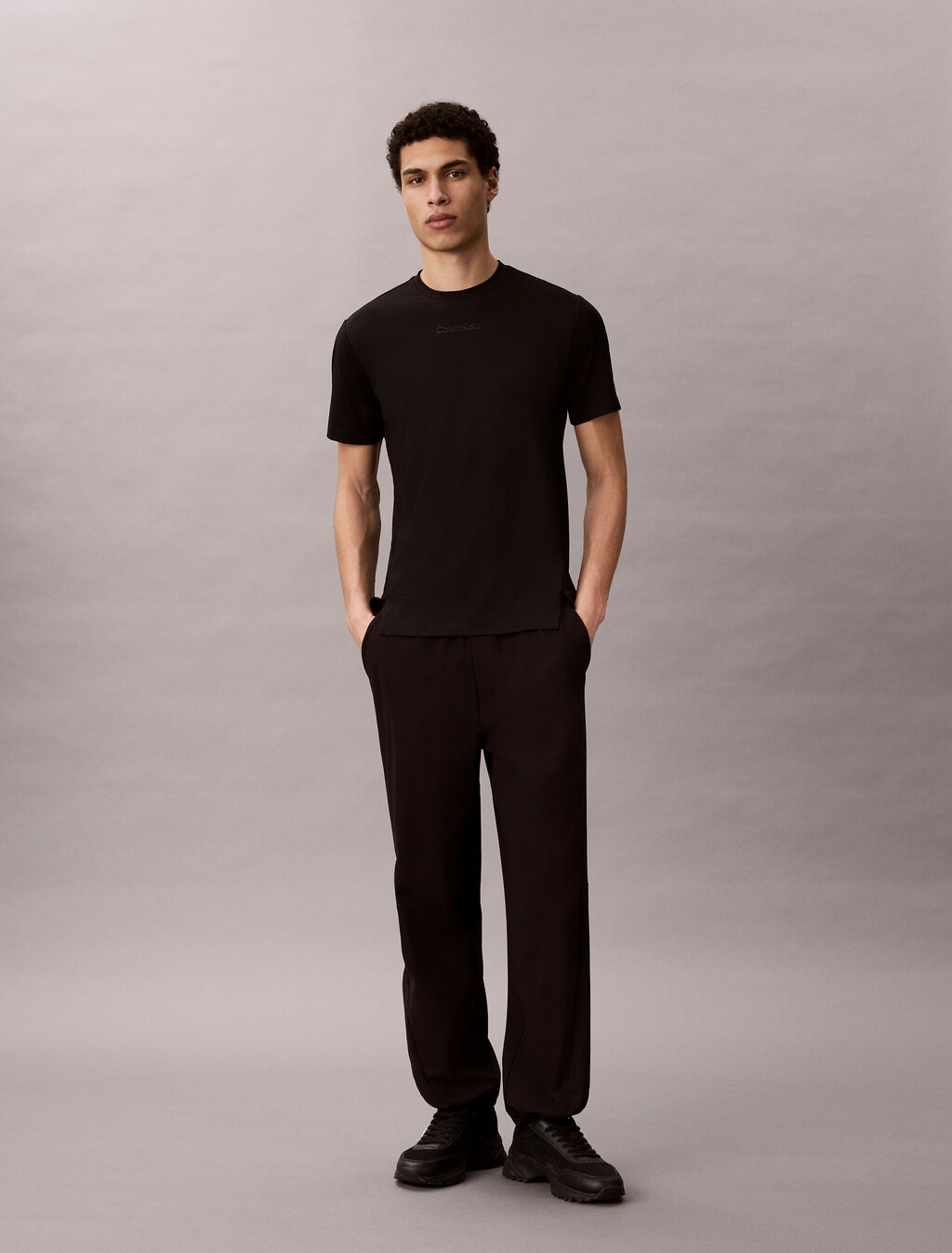 Icon Sport Mesh Short Sleeve Tee, Black, hi-res