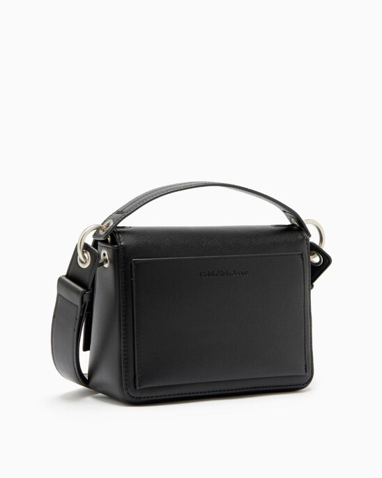 SCULPTED BOXY TOP HANDLE BAG