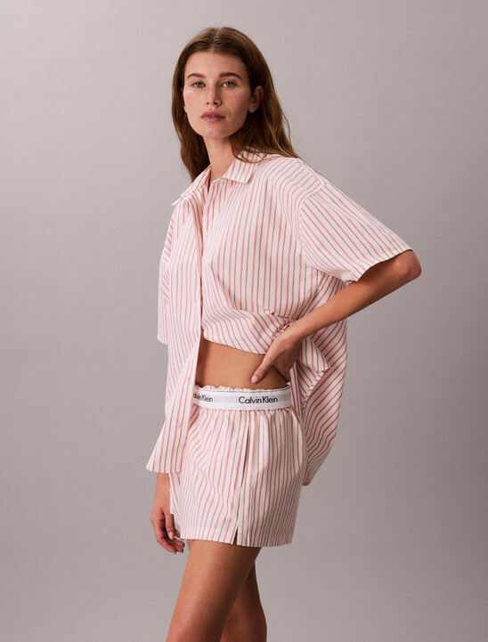 Cotton Poplin Pyjama Shorts