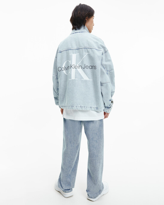 Oversized Padded Denim Jacket
