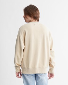 Naturals Mineral Dye Monologo Sweatshirt, Plaza Taupe, hi-res