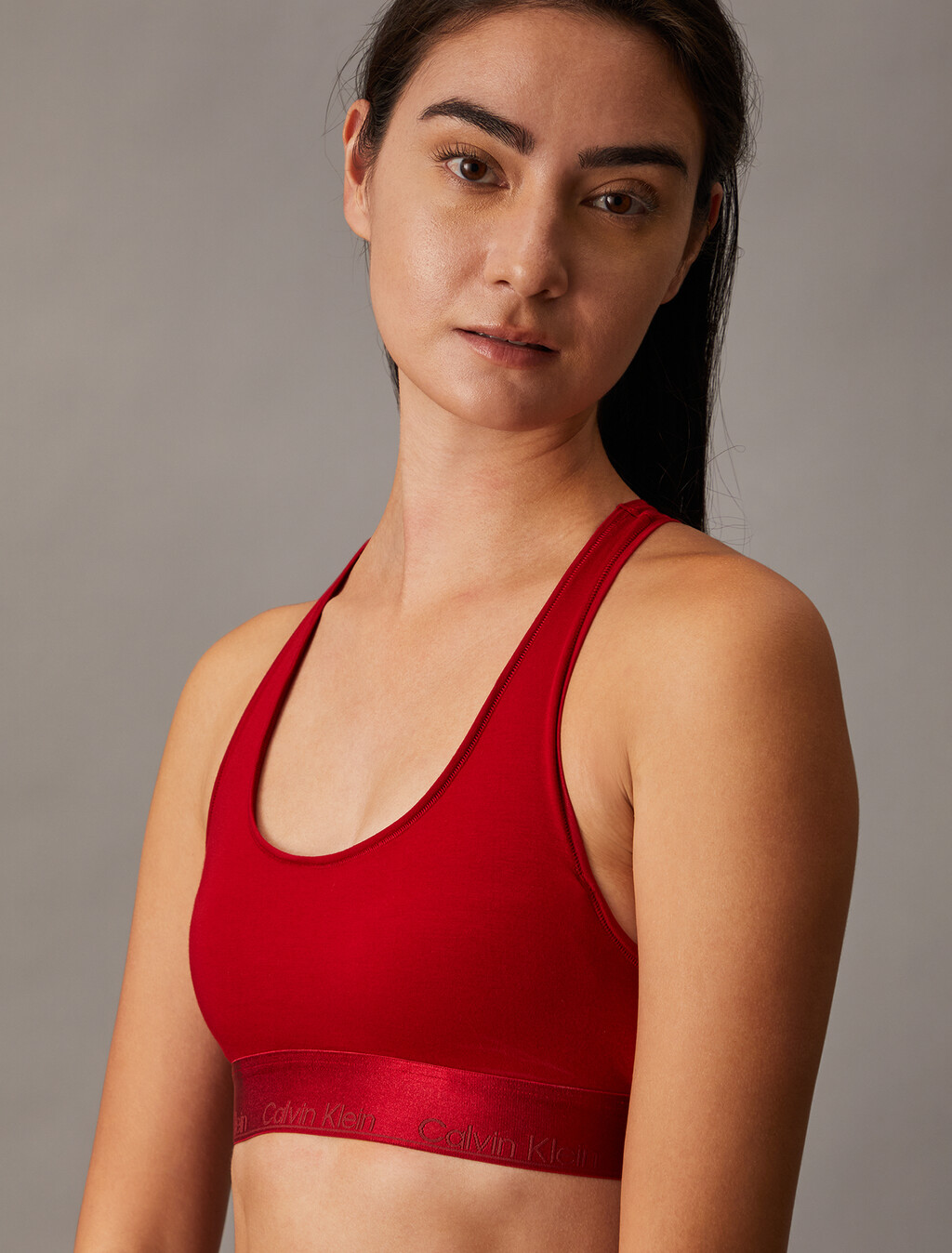 Icon Cotton Lightly Lined Bralette, Juneberry, hi-res