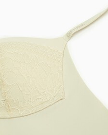 INVISIBLES LACE PUSH UP PLUNGE BRA, Desert Sand Dune, hi-res