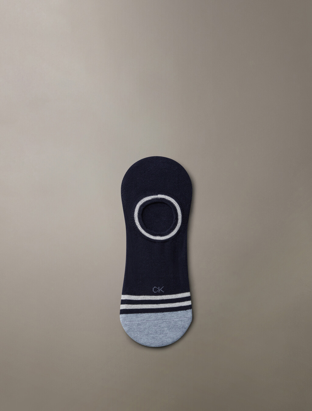 Stripe Liner Socks, NAVY, hi-res