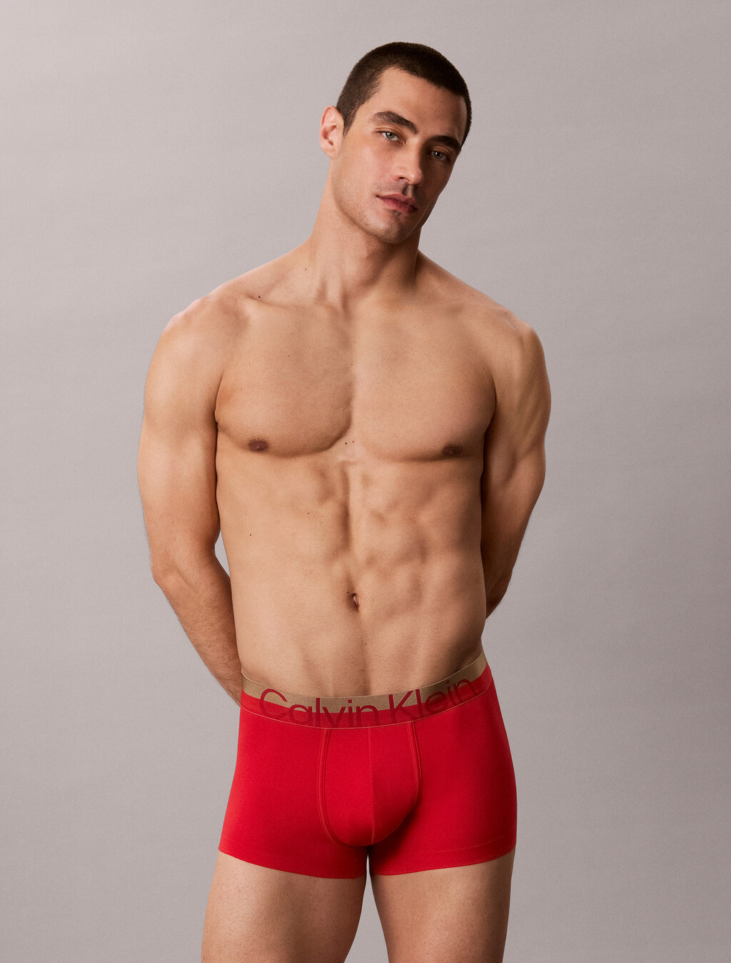 Low Rise Trunks - Micro Stretch, GOJI BERRY W/ BRONZE WB, hi-res