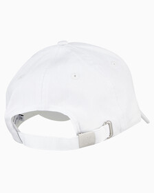 EMBROIDERED LOGO CARRYOVER CAP, BRIGHT WHITE, hi-res